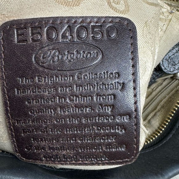 Brighton Mock Croc Braided Strap Shoulder Bag - Picture 10 of 11